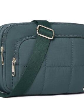 🆕 Telena Women Crossbody Bag Small Nylon Cross Body Purses, RFID Blocking Belt